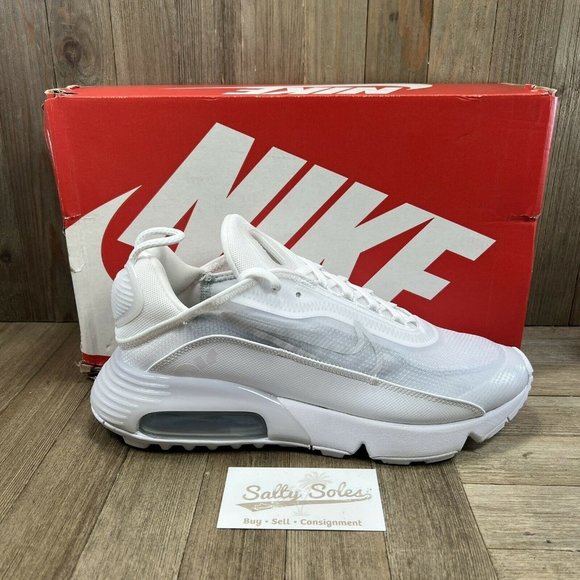 Nike Shoes - Nike Air Max 2090 Womens 9.5 Running Shoe White Wolf Gray Platinum (BV9977-100)
